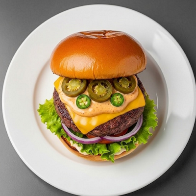 Mexican Burger Meal 