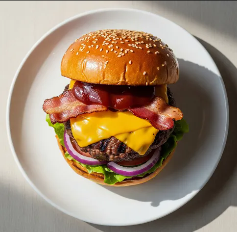 American Burger Meal 