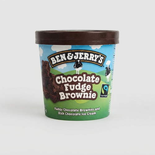Ben & Jerrys Chocolate Fudge Brownie Ice Cream Tub 
