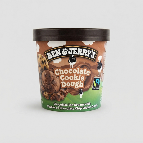 Ben & Jerrys Cookie Dough Ice Cream Tub 