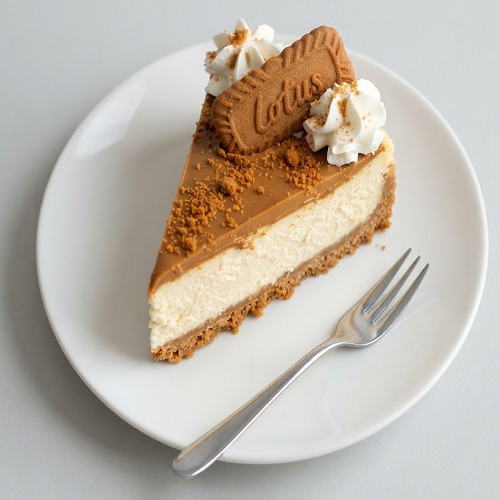 Luxury Vanilla Cheesecake With Lotus Biscoff 