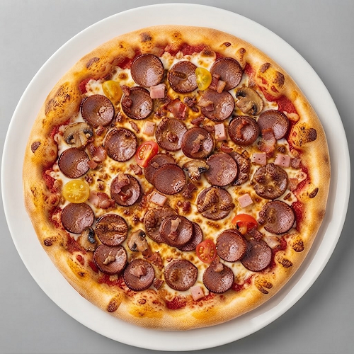 Late Breakfast Pizza 