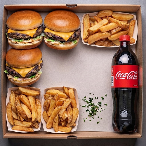 Family Burger Meal 