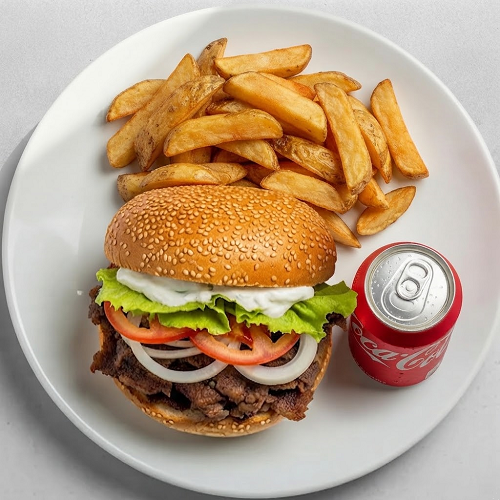 Doner Burger Meal 